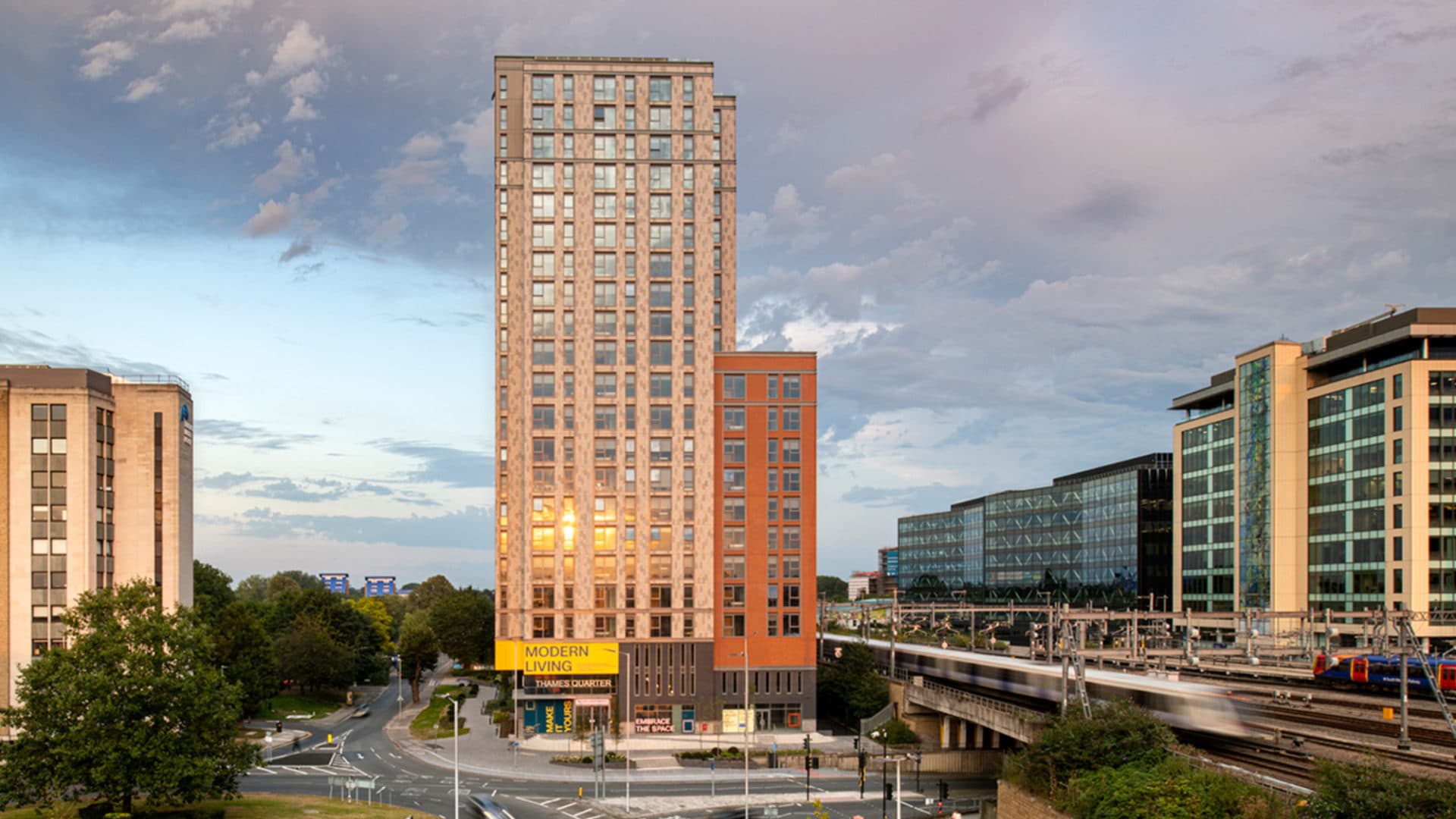 Render of the Thames water development