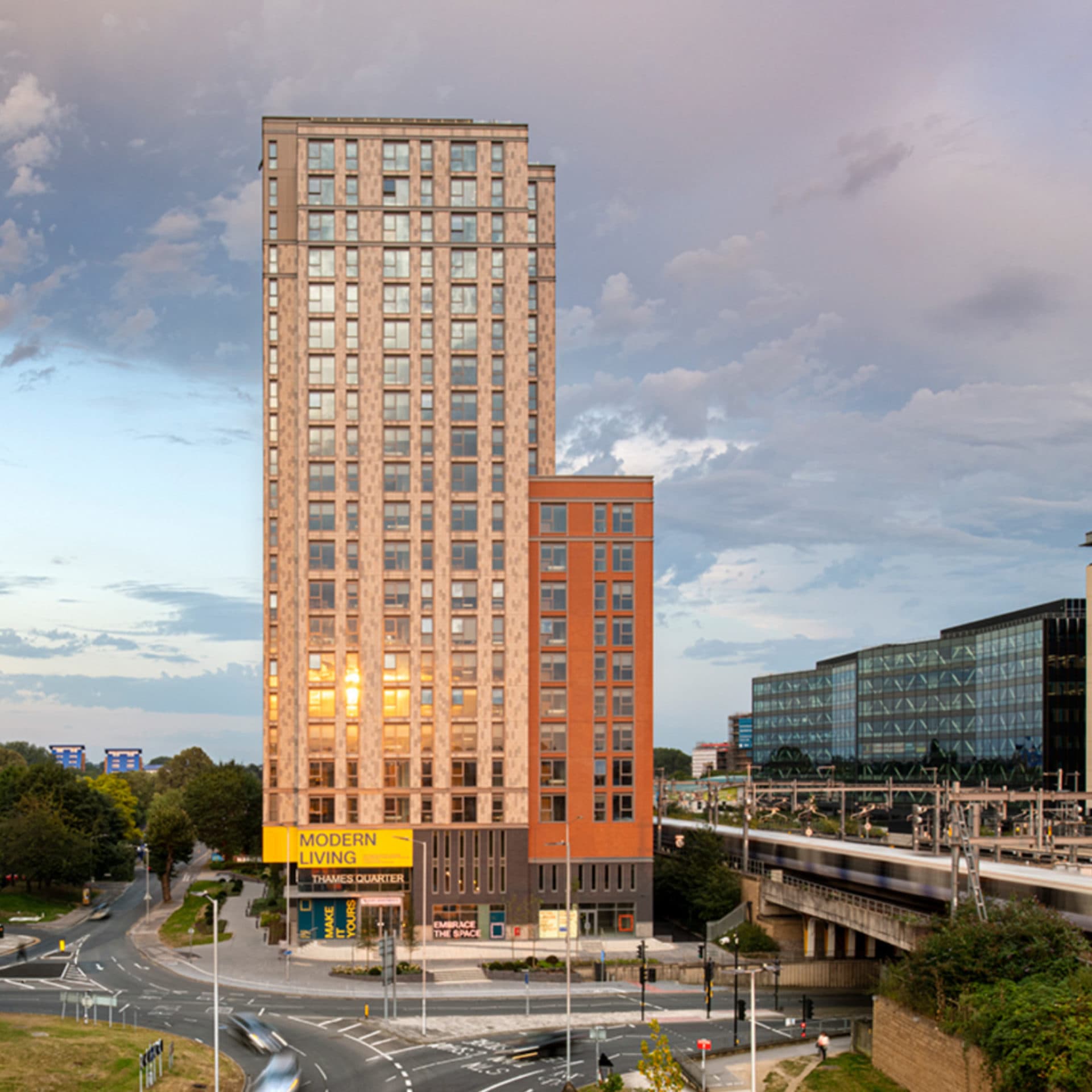 Render of the Thames water development